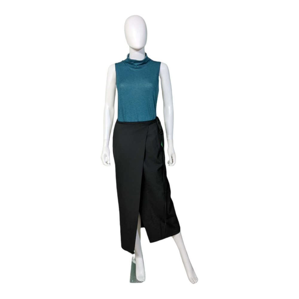 Zara Wrap Skirt Black S